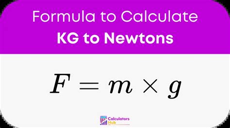 newtons to kg calculator.